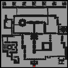 Cursed Abbey Dungeon B3 minimap