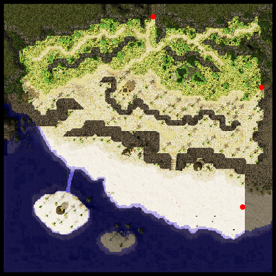 Kokomo Beach minimap