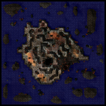 Volcanic Island of Krakatoa minimap