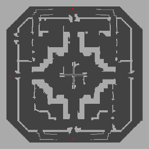 Glastheim Underground Churchyard minimap
