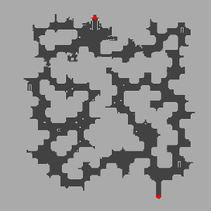 The Lowest Cave in Glastheim B1 minimap