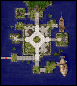 Izlude, the Satellite City minimap
