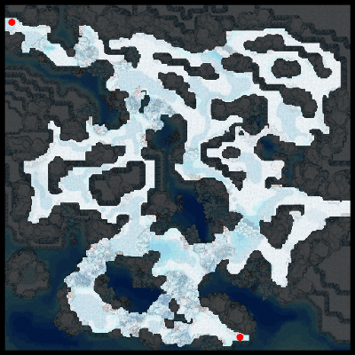 Frozen Scale Beach minimap