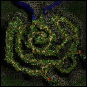 Temny Forest minimap