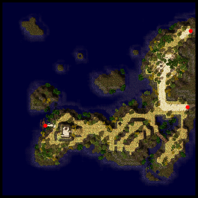 Odin's Temple West Area minimap