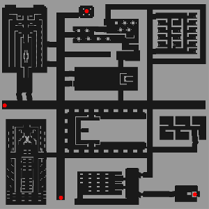 Rachel Temple Sanctuary East Area 1F minimap