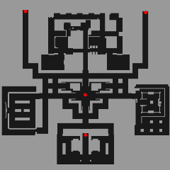 Rachel Temple Sanctuary South Area 1F minimap