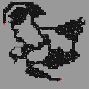 Thor Volcano Dungeon 1F minimap