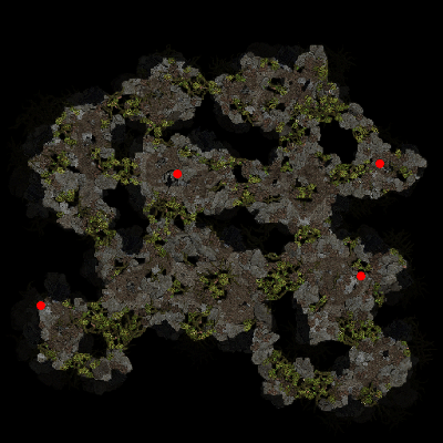 Twisted Dark Land minimap
